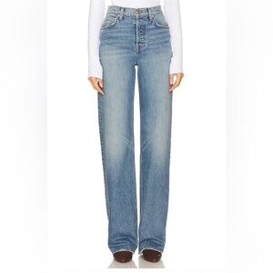 GRLFRND Brooklyn jeans High Rise Straight Chelsea Market denim Revolve 29